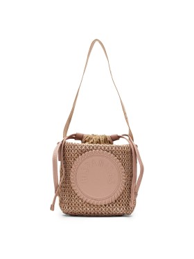 BOLSO BANDOLERA DE RAFIA PARA MUJER HISPANITAS BV253837 CAMEL