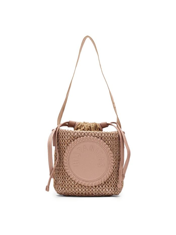 BOLSO BANDOLERA DE RAFIA PARA MUJER HISPANITAS BV253837 CAMEL