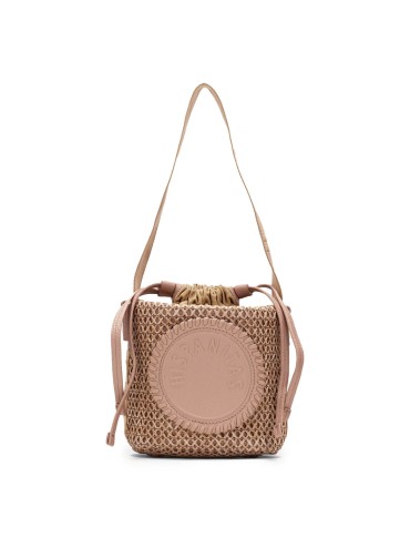 BOLSO BANDOLERA DE RAFIA PARA MUJER HISPANITAS BV253837 CAMEL