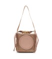 BOLSO BANDOLERA DE RAFIA PARA MUJER HISPANITAS BV253837 CAMEL