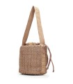 BOLSO BANDOLERA DE RAFIA PARA MUJER HISPANITAS BV253837 CAMEL