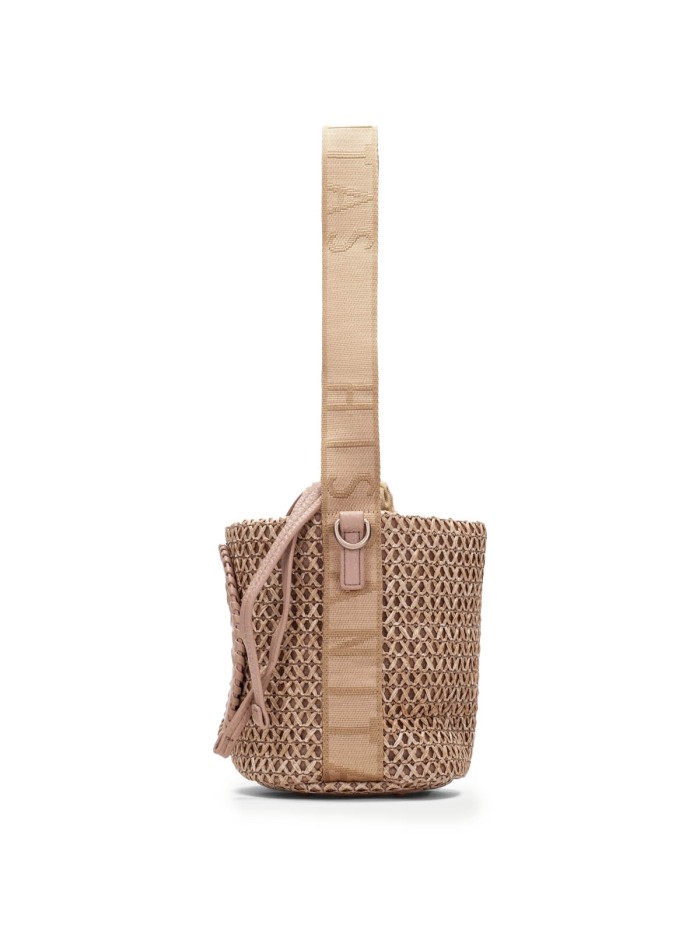 BOLSO BANDOLERA DE RAFIA PARA MUJER HISPANITAS BV253837 CAMEL