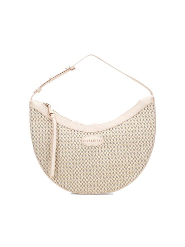 BOLSO HOBBO DE RAFIA PARA MUJER HISPANITAS MARRAKECH CREMA BV264718