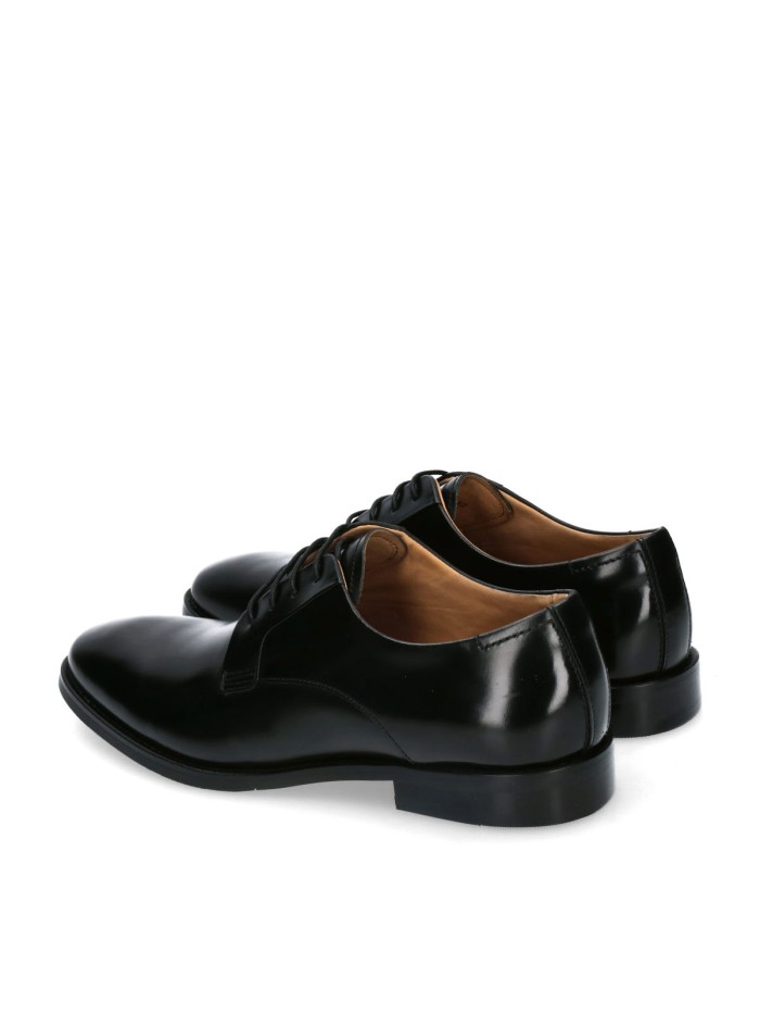 ZAPATOS CON CORDONES DE PIEL DE VESTIR PARA HOMBRE HOBBS- 2 NEGRO