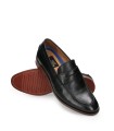 MOCASINES DE PIEL CON ANTIFAZ PARA HOMBRE HOBBS 4 NEGRO