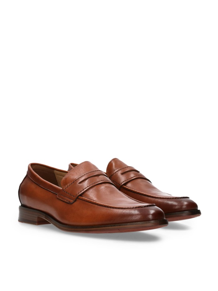 MOCASINES DE PIEL PARA CABALLERO CON ANTIFAZ HOBBS 4 CUERO