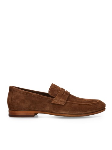 MOCASINES DE VESTIR EN PIEL DE SERRAJE CON ANTIFAZ PARA HOMBRE HOBBS 6 CUERO