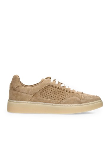 ZAPATILLAS URBANAS DE PIEL CON CORDONES PARA HOMBRE HOBBS 7 TAUPE