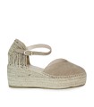 ALPARGATAS DE YUTE CON CUÑA PARA MUJER MACARENA JAVA 26 BEIGE