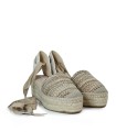 ALPARGATAS DE CUÑA DE YUTE PARA MUJER MACARENA JAVA 84 JULIETA TAUPE