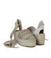ALPARGATAS DE CUÑA DE YUTE PARA MUJER MACARENA JAVA 84 JULIETA TAUPE