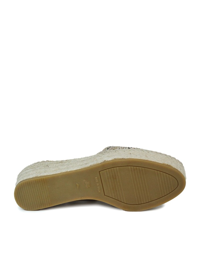 ALPARGATAS DE CUÑA DE YUTE PARA MUJER MACARENA JAVA 84 JULIETA TAUPE