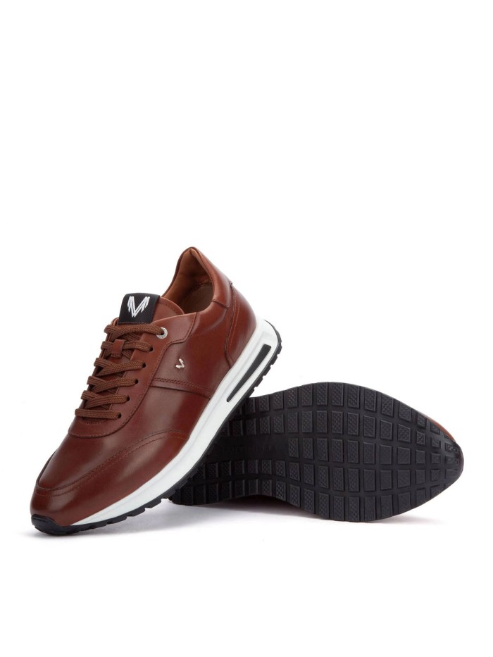 ZAPATILLAS CASUAL DE PIEL PARA HOMBRE MARTINELLI HANBURY 1741-2930C cuero