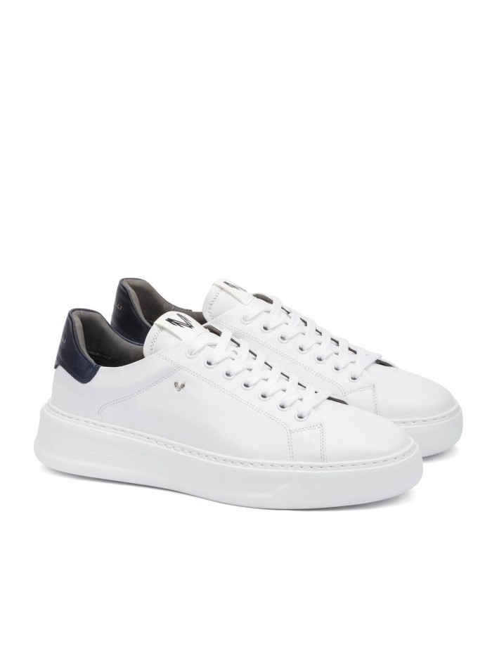 ZAPATILLAS BLANCAS DE SUELA LIGERA PARA HOMBRE MARTINELLI SULLIVAN C045-Z010P