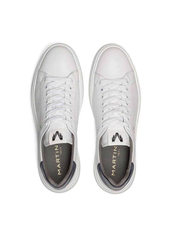 ZAPATILLAS BLANCAS DE SUELA LIGERA PARA HOMBRE MARTINELLI SULLIVAN C045-Z010P