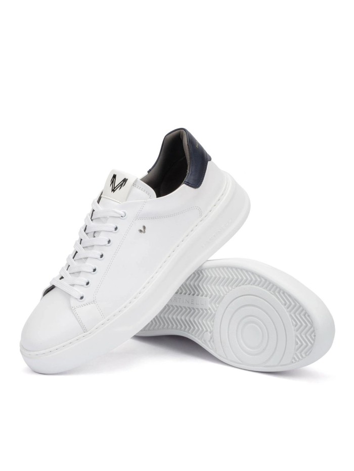 ZAPATILLAS BLANCAS DE SUELA LIGERA PARA HOMBRE MARTINELLI SULLIVAN C045-Z010P