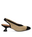 ZAPATOS DESTALONADOS DE TEJIDO ADAPTABLE CON TACÓN MISS ELASTIC 076535-65-77/77 BICOLOR