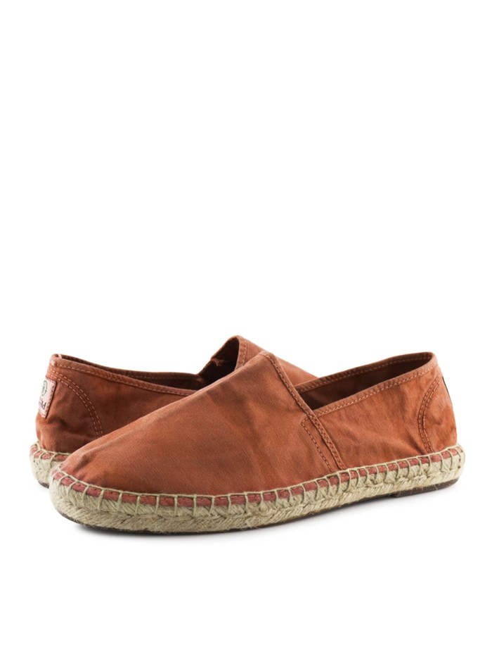 ESPARTEÑAS DE HOMBRE CÓMODAS-LIGERAS-SOSTENIBLES NATURAL WORLD 325E YUTE ROJO