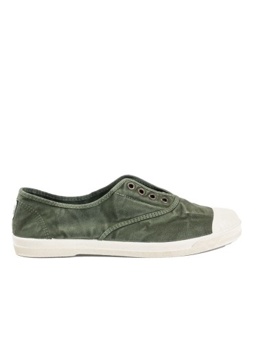 ZAPATILLAS VERDES CON PUNTERA DE GOMA SIN CORDONES PARA HOMBRE NATURAL WORLD OLD CONDOR 3102E
