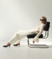 ZAPATO DE TACÓN CALADO PARA MUJER NOA HARMON SWAN MARRÓN