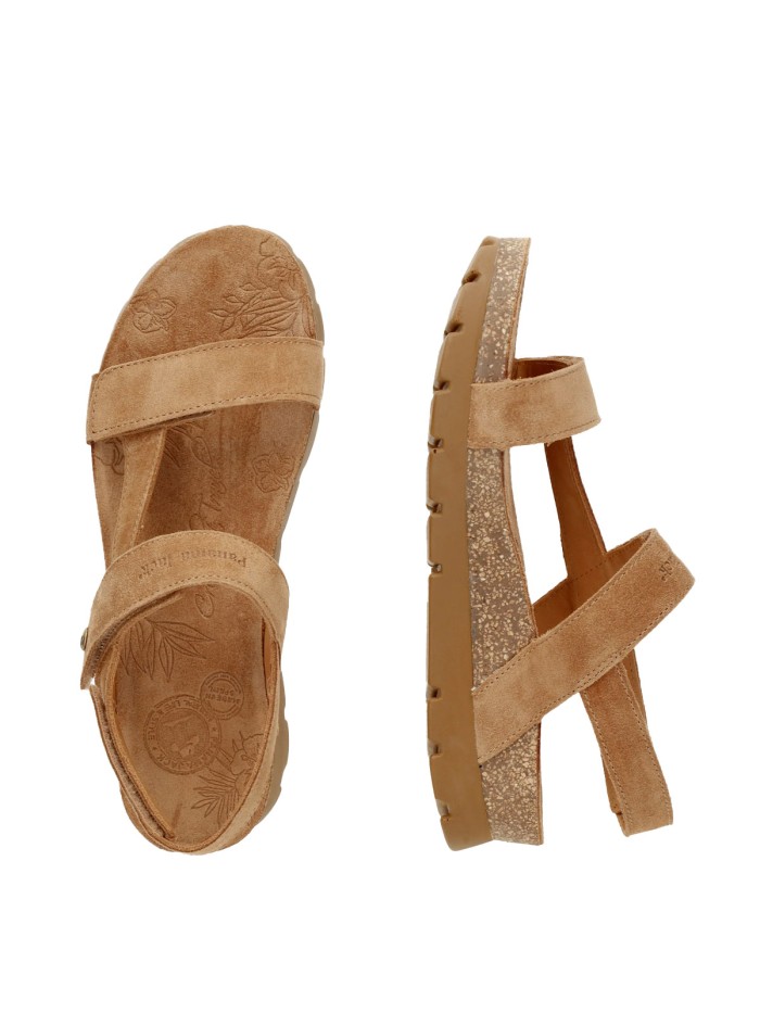 SANDALIAS BIO DE VELCROS PARA MUJER PANAMA JACK SELMA B10 CUERO