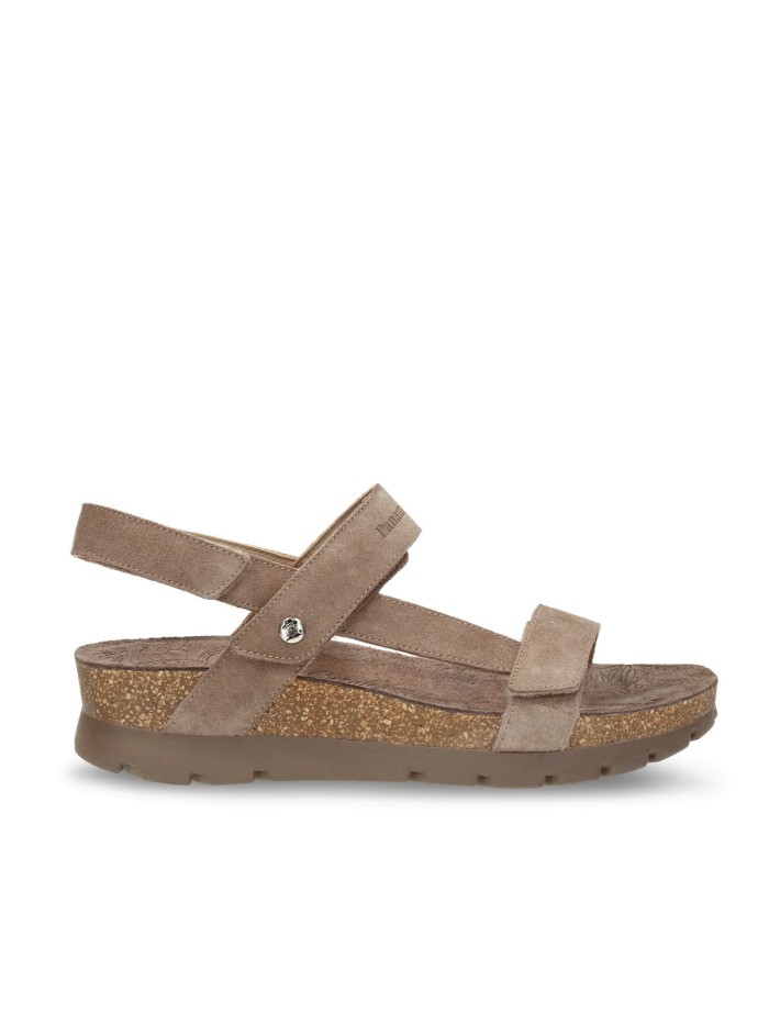 SANDALIAS BIO DE VELCROS PARA MUJER PANAMA JACK SELMA B18 STONE