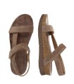 SANDALIAS BIO DE VELCROS PARA MUJER PANAMA JACK SELMA B18 STONE