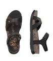 SANDALIAS DE PIEL PANAMA JACK PARA MUJER SULIA BASICS B2 NEGRO