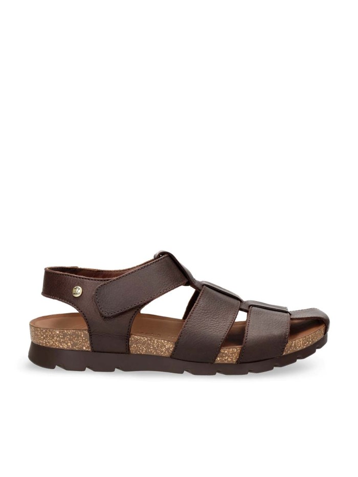 SANDALIAS WATERPROOF DE PIEL PANAMA JACK PARA CABALLERO STANLEY C1 MARRÓN