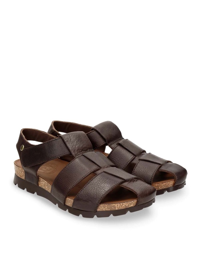 SANDALIAS WATERPROOF DE PIEL PANAMA JACK PARA CABALLERO STANLEY C1 MARRÓN