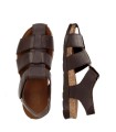 SANDALIAS WATERPROOF DE PIEL PANAMA JACK PARA CABALLERO STANLEY C1 MARRÓN