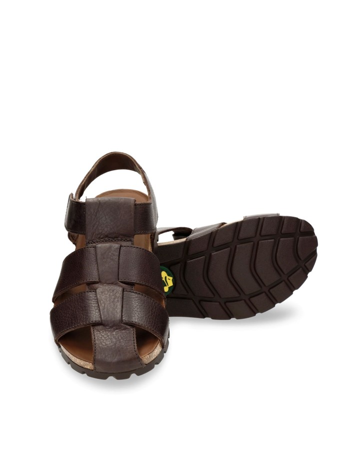 SANDALIAS WATERPROOF DE PIEL PANAMA JACK PARA CABALLERO STANLEY C1 MARRÓN