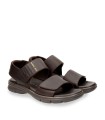 SANDALIAS DE PIEL CON VELCRO PARA CABALLERO PANAMA JACK RUSELL C2 MARRÓN