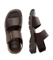 SANDALIAS DE PIEL CON VELCRO PARA CABALLERO PANAMA JACK RUSELL C2 MARRÓN