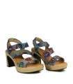 SANDALIAS MULICOLOR DE TACÓN PARA MUJER PENELOPE 6472