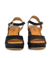 SANDALIAS DE TACÓN ANCHO PARA MUJER EN PIEL DE SERRAJE PENELOPE NEGRO