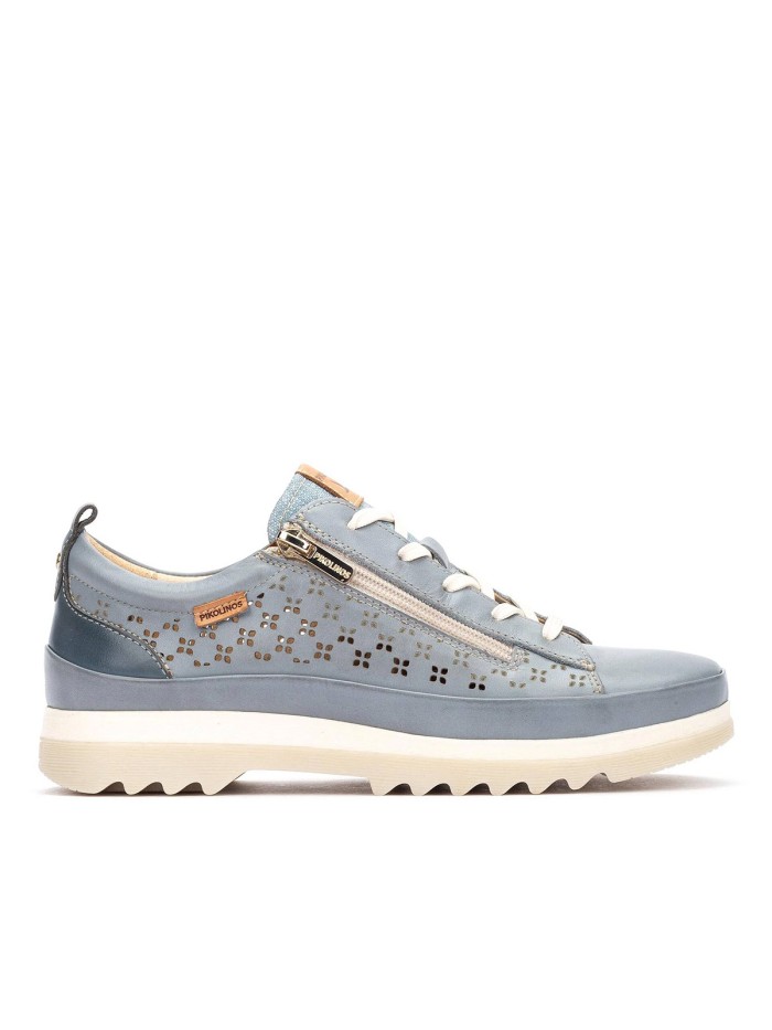 ZAPATOS DE MUJER CORDONES Y CREMALLERA VIGO W3W-6841C1 DENIM