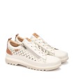 ZAPATOS DE MUJER CORDONES Y CREMALLERA VIGO W3W-6841C1 BEIGE