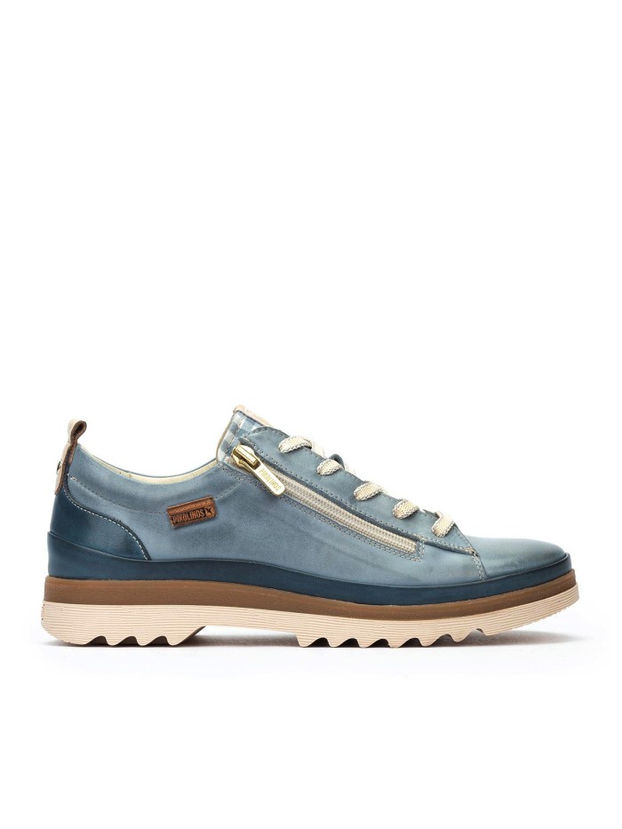 ZAPATOS MUJER CORDONES Y CREMALLERA VIGO W3W-6979C11 DENIM