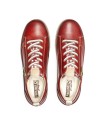 ZAPATOS MUJER CORDONES Y CREMALLERA VIGO W3W-6979C11 ROJO