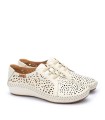 ZAPATO CALADO CON ELÁSTICOS PARA MUJER PIKOLINOS P. VALLARTA 655-4783 BEIGE