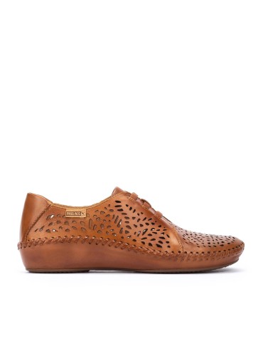 ZAPATO CALADO CON ELÁSTICOS PARA MUJER PIKOLINOS P. VALLARTA 655-4783 BRANDY