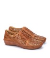 ZAPATO CALADO CON ELÁSTICOS PARA MUJER PIKOLINOS P. VALLARTA 655-4783 BRANDY
