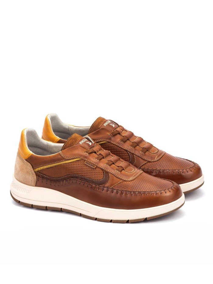 ZAPATOS DEPORTIVOS CON CIERRE ELÁSTICO PIKOLINOS SALAMANCA M7W-6423C1 CUERO