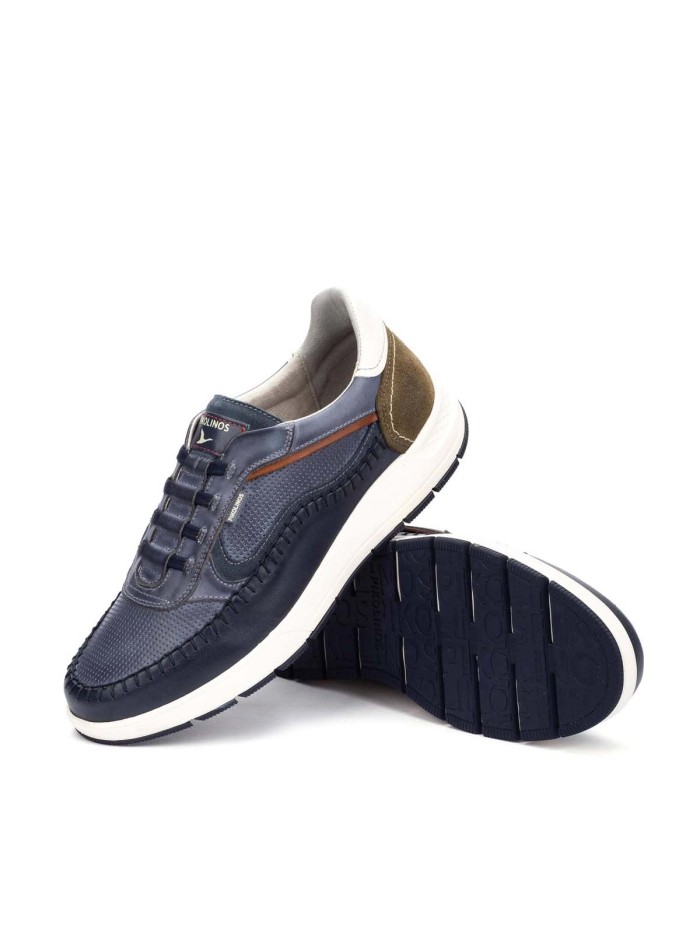 ZAPATOS CON CIERRE ELÁSTICO DE HOMBRE PIKOLINOS SALAMANCA M7W-6423C1 MARINO