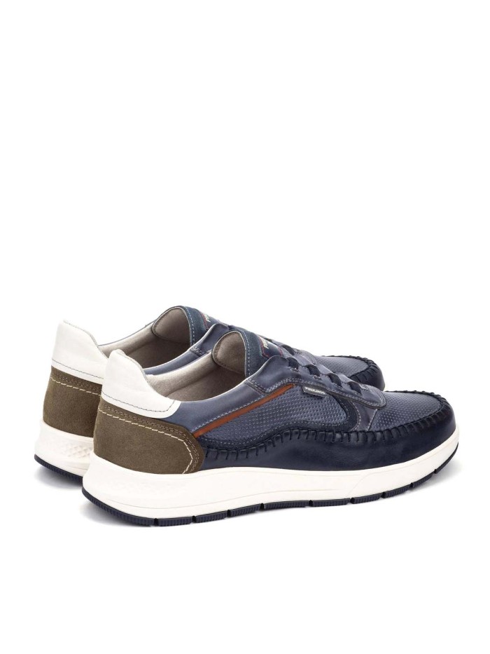 ZAPATOS CON CIERRE ELÁSTICO DE HOMBRE PIKOLINOS SALAMANCA M7W-6423C1 MARINO