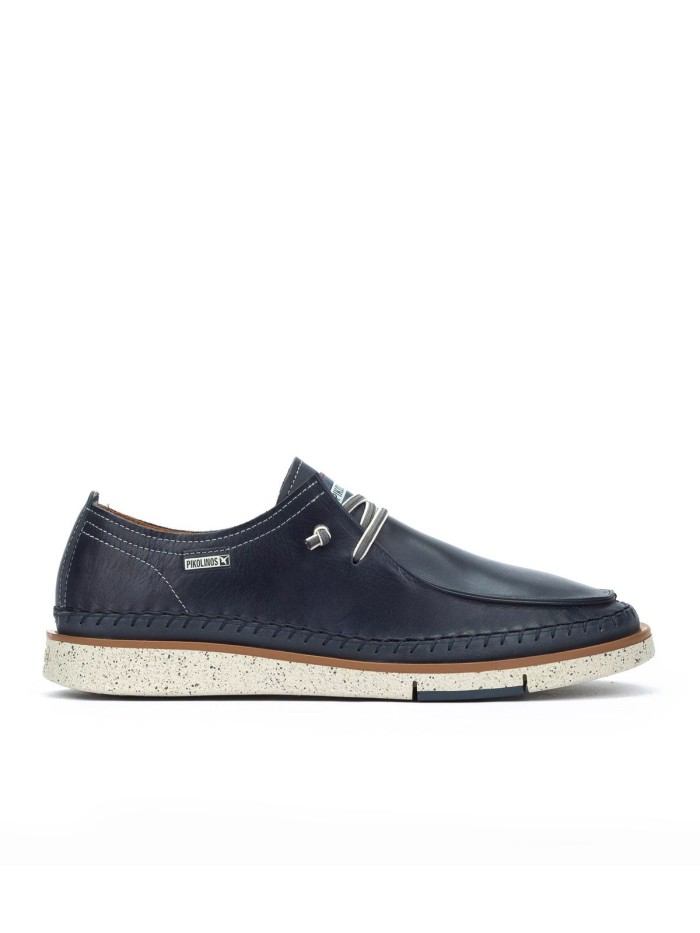 ZAPATOS DE CORDONES CON CIERRE ELÁSTICO DE HOMBRE PIKOLINOS SAN JUAN M6L-4274C1 MARINO