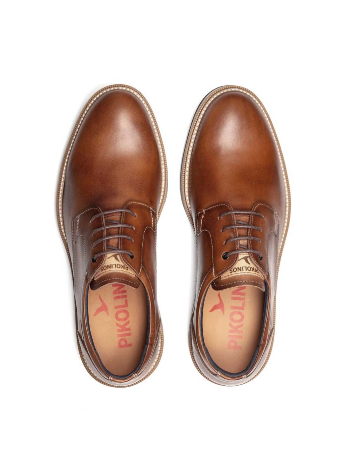 ZAPATOS DE PIEL CON CORDONES HOMBRE PIKOLINOS CARLET M6W-4311 CUERO
