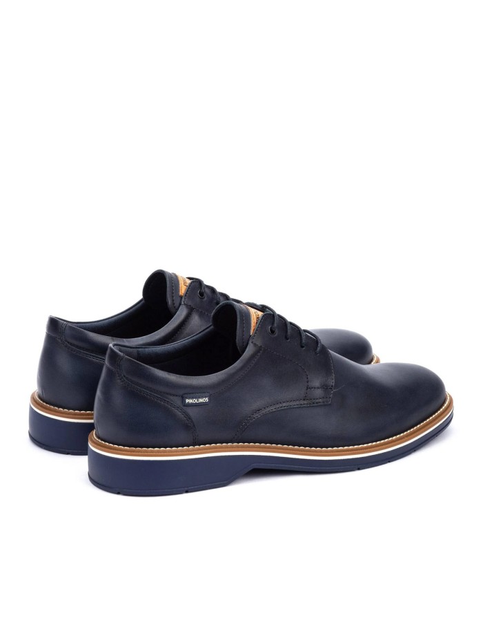 ZAPATOS DE PIEL CON CORDONES HOMBRE PIKOLINOS CARLET M6W-4311 MARINO