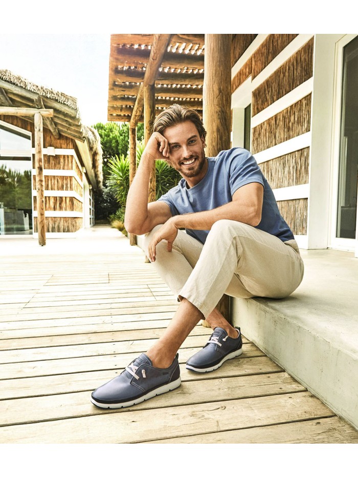 ZAPATO DEPORTIVO CON ELÁSTICO DE HOMBRE PIKOLINOS FUENCARRAL M4A-4266C1 MARINO